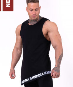 Чорна майка NEBBIA Be rebel! 141