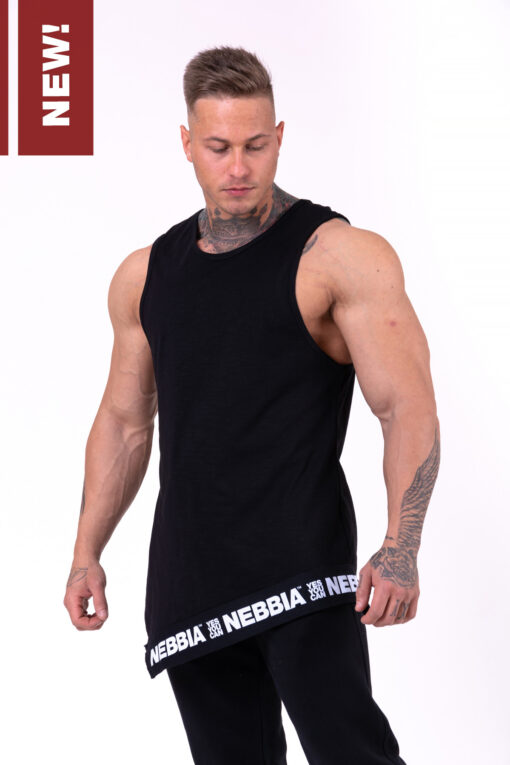 Чорна майка NEBBIA Be rebel! 141