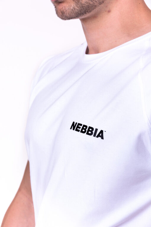 Біла футболка NEBBIA 90's Hero 143 - Зображення 5