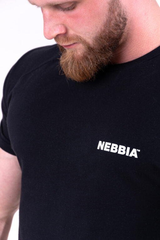 Чорна футболка NEBBIA 90’s Hero 143 - Зображення 7