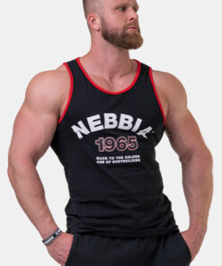 OLD-SCHOOL MUSCLE TANK TOP 193 BLACK