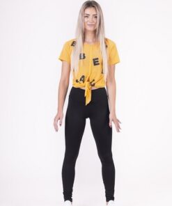 Футболка Tied knot „Letters“ T-shirt 680 Yellow