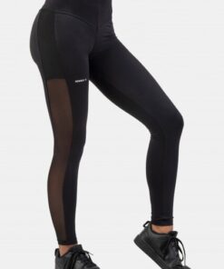 Легінси BLACK MESH DESIGN LEGGINGS “BREATHE” 401