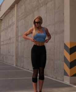 Легінси High-Waist ¾ Length Sporty Leggings 406 Black