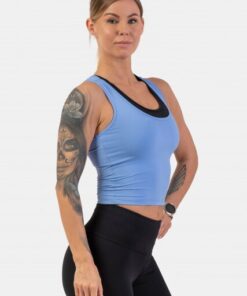 Майка Sporty Slim Fit Crop Tank Top 422 Light Blue