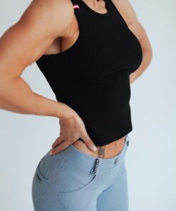 Майка SPORTS NEBBIA LABELS CROP TOP 516 BLACK