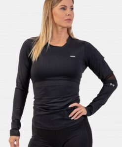 ЛОНГСЛІВ LONG SLEEVE SMART POCKET SPORTY TOP BLACK 418