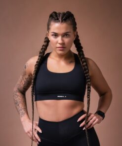 ТОП ACTIVE SPORTS BRA WITH MEDIUM IMPACT BLACK 413