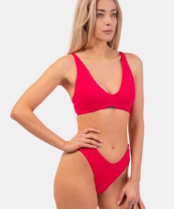 ТОП TRIANGLE BRALETTE BIKINI TOP WITH PADDING PINK 457