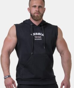 Безрукавка Nebbia Golden Era Hoodie Ragtop Black 197