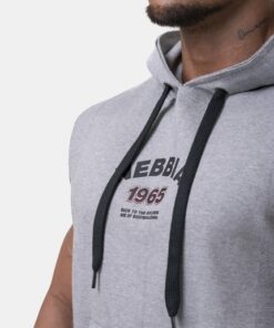 Безрукавка Nebbia Golden Era Hoodie Ragtop Light Grey 197