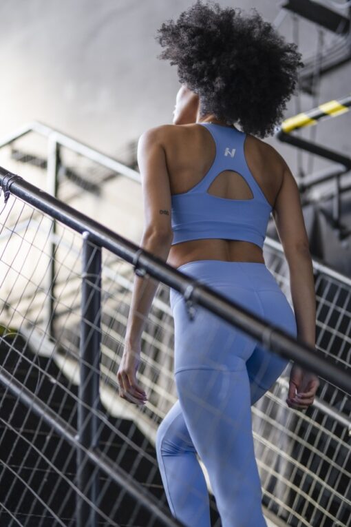 ТОП ACTIVE SPORTS BRA WITH MEDIUM IMPACT LIGHT BLUE 413 - Зображення 7