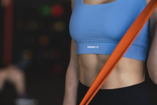 ТОП ACTIVE SPORTS BRA WITH MEDIUM IMPACT LIGHT BLUE 413 - Зображення 9