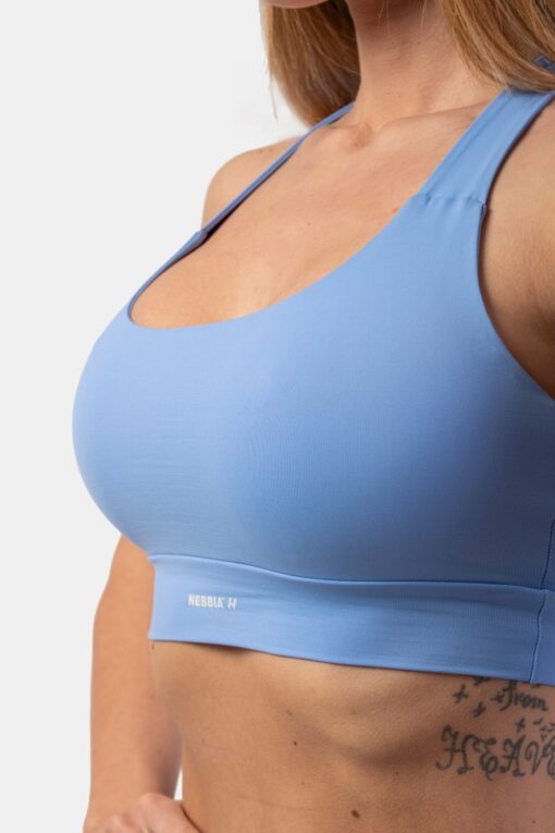 ТОП ACTIVE SPORTS BRA WITH MEDIUM IMPACT LIGHT BLUE 413 - Зображення 15