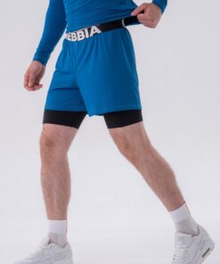 Шорти Double-Layer Shorts with Smart Pockets BLUE 318