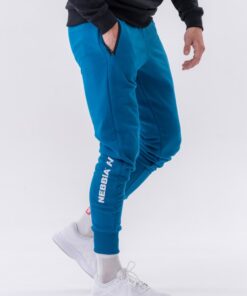 Штани Slim sweatpants with zip pockets “Re-gain” 320 Blue
