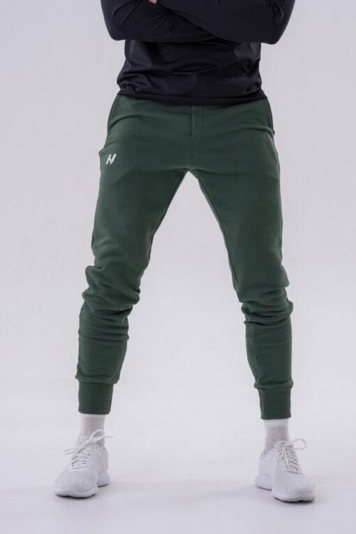 Штани Nebbia Slim sweatpants with side pockets “Reset” 321 Dark Green
