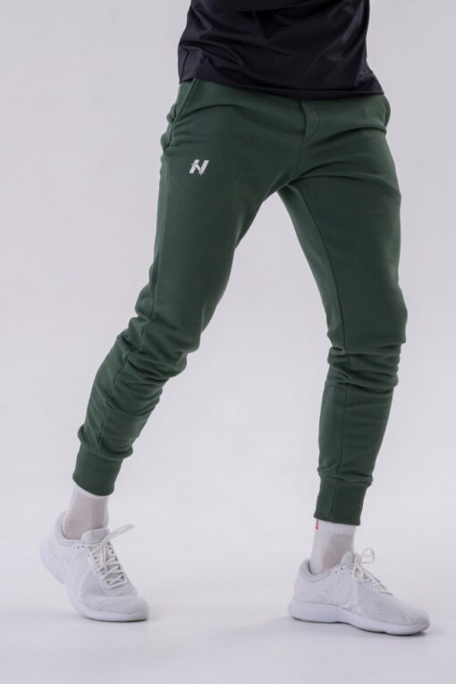Штани Nebbia Slim sweatpants with side pockets “Reset” 321 Dark Green - Зображення 2