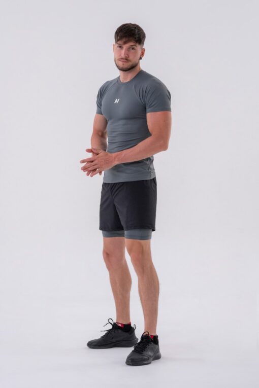 Футболка Functional Slim-fit T-shirt GREY 324 - Зображення 6