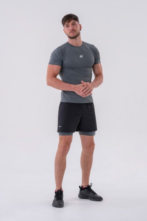 Футболка Functional Slim-fit T-shirt GREY 324 - Зображення 7