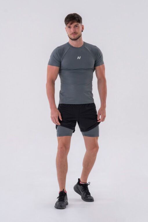Футболка Functional Slim-fit T-shirt GREY 324 - Зображення 5