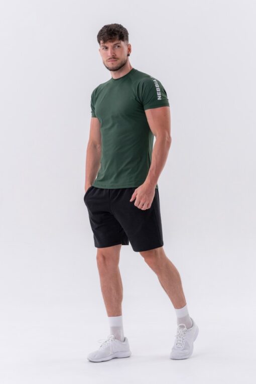 Футболка Sporty Fit T-shirt “Essentials” Dark Green 326 - Зображення 6