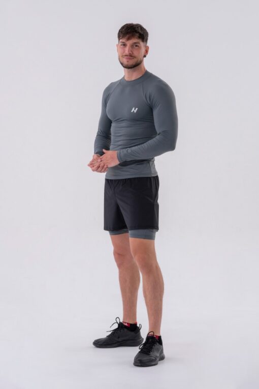 Лонгслів Functional T-shirt with long sleeves “Active” GREY 328 - Зображення 5