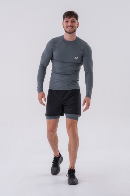 Лонгслів Functional T-shirt with long sleeves “Active” GREY 328 - Зображення 6