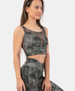 ТОП ECO CAMO GREEN MESH SPORTS BRA “BREATHE” 411