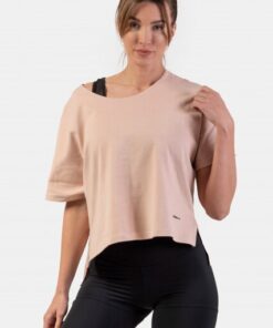 Топ Organic Cotton Loose Fit “The Minimalist” Crop Top 417 Salmon