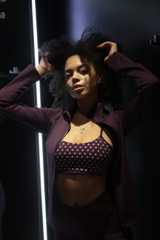 Топ Nebbia "NS" FITNESS BRA 647 Bordo - Зображення 6