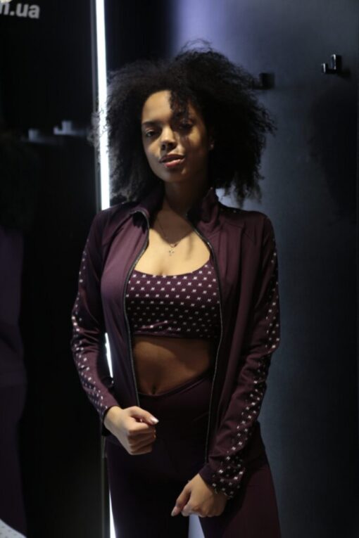 Топ Nebbia "NS" FITNESS BRA 647 Bordo - Зображення 7