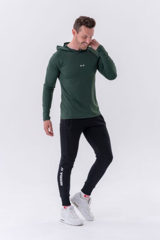 Штани Slim sweatpants with zip pockets “Re-gain” 320 Black - Зображення 8