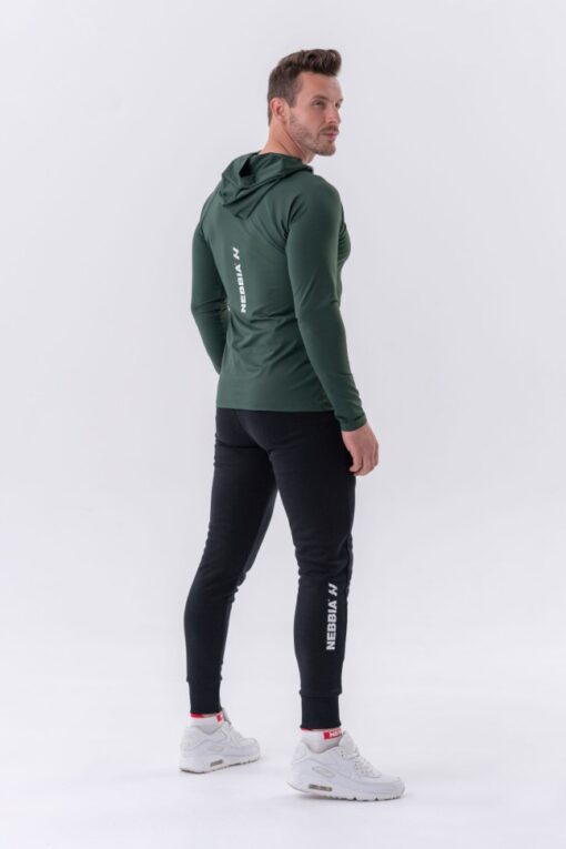 Штани Slim sweatpants with zip pockets “Re-gain” 320 Black - Зображення 9