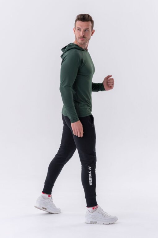 Штани Slim sweatpants with zip pockets “Re-gain” 320 Black - Зображення 11