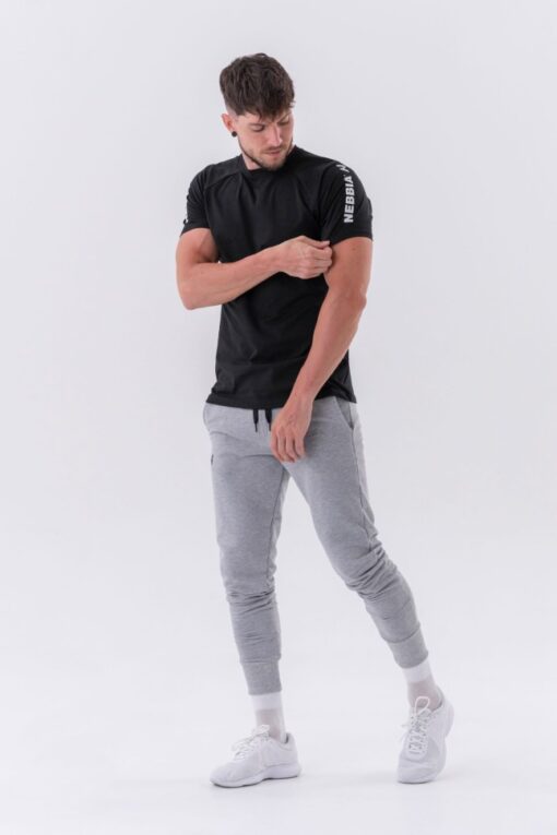 Штани Nebbia Slim sweatpants with side pockets “Reset” 321 Light Grey - Зображення 9