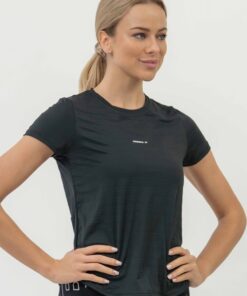 Футболка FIT Activewear T-shirt “Airy” with Reflective Logo Black 438