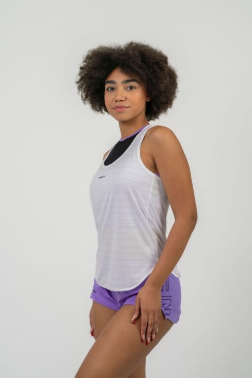 Майка FIT Activewear Tank Top “Airy” with Reflective Logo White 439 - Зображення 4