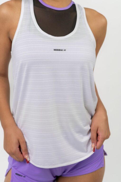 Майка FIT Activewear Tank Top “Airy” with Reflective Logo White 439 - Зображення 6
