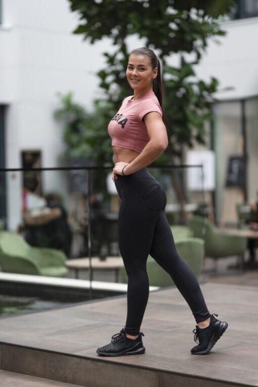 Штаны High Waist & Lifting Effect Bubble Butt pants Black 587 - Зображення 7