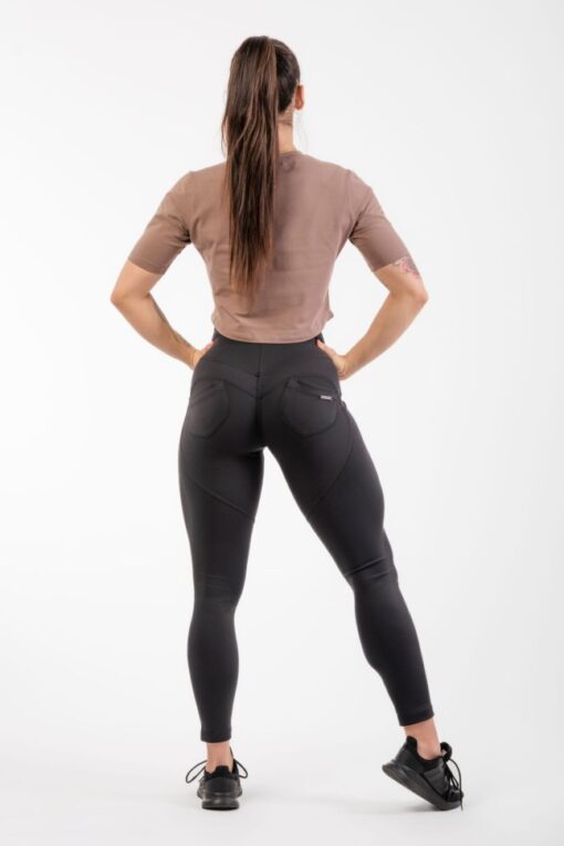 Штаны High Waist & Lifting Effect Bubble Butt pants Black 587 - Зображення 22