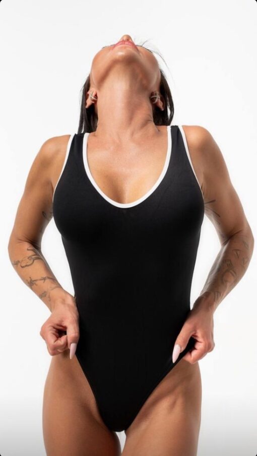Купальник One-piece Swimsuit Black French Style 460 Black - Зображення 2