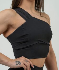 Топ Nebbia Women's High Support Sports Bra INTENSE Asymmetric Black 841