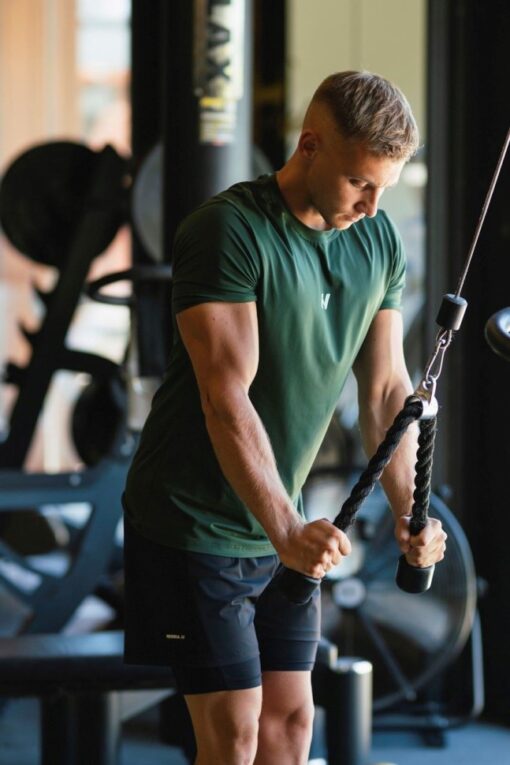 Футболка Nebbia Classic T-shirt “Reset” Dark Green 327 - Зображення 5
