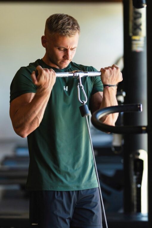 Футболка Nebbia Classic T-shirt “Reset” Dark Green 327 - Зображення 7