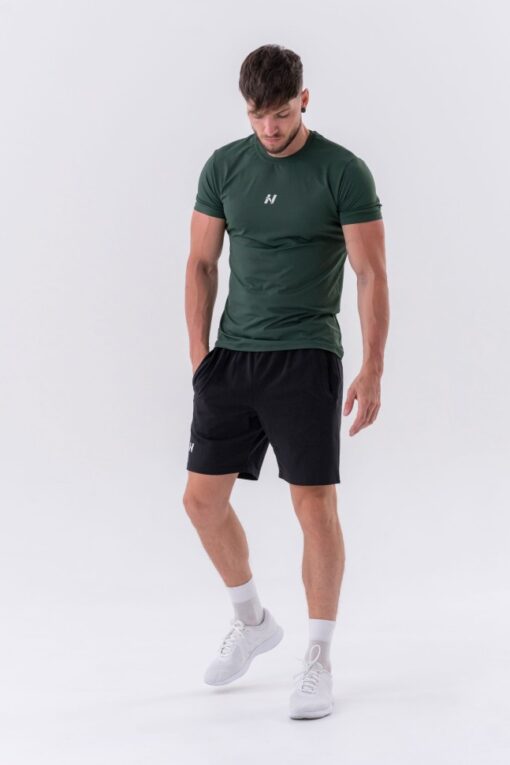 Футболка Nebbia Classic T-shirt “Reset” Dark Green 327 - Зображення 3