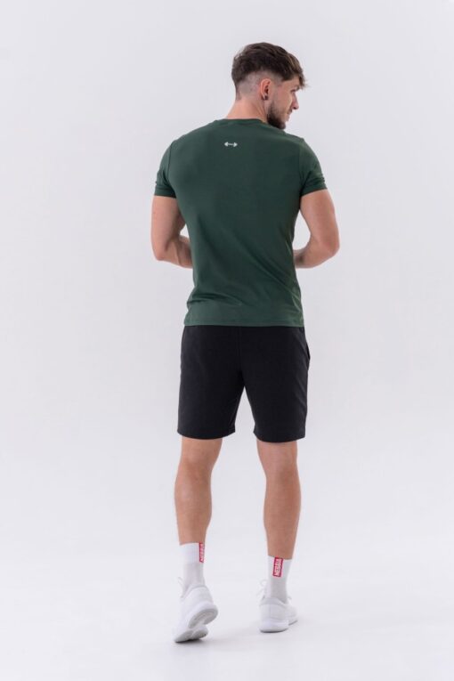 Футболка Nebbia Classic T-shirt “Reset” Dark Green 327 - Зображення 2