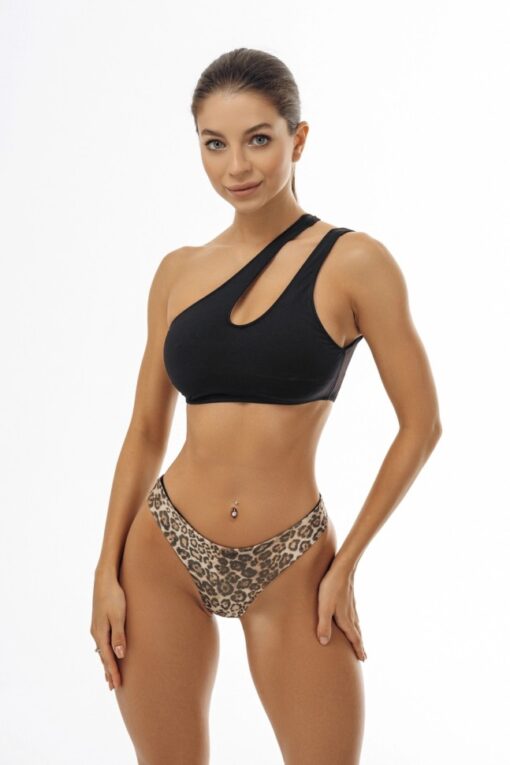 Купальні трусики Nebbia RIO GRANDE bikini bottom Leopard Brown 752 - Зображення 2