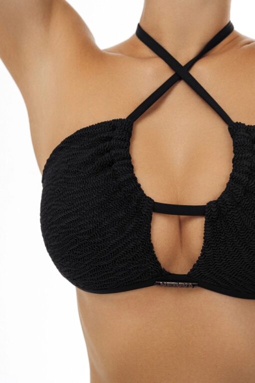 Купальний топ Nebbia SANTOS bikini top Black 767 - Зображення 3