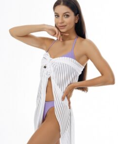 Парео Nebbia BRASILIA Beach Scarf White 769